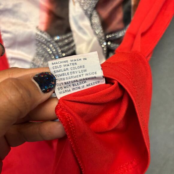 Ko Ko Ailis Change Shirt Y2K Mesh Peek a Boo Sleeves High Heels Studded Pearls - Picture 7 of 10